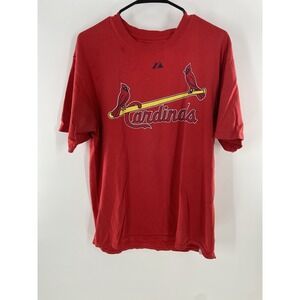 MLB St. Louis Cardinals Ozzie Smith T-Shirt Baseball Red Adult Size Large Red